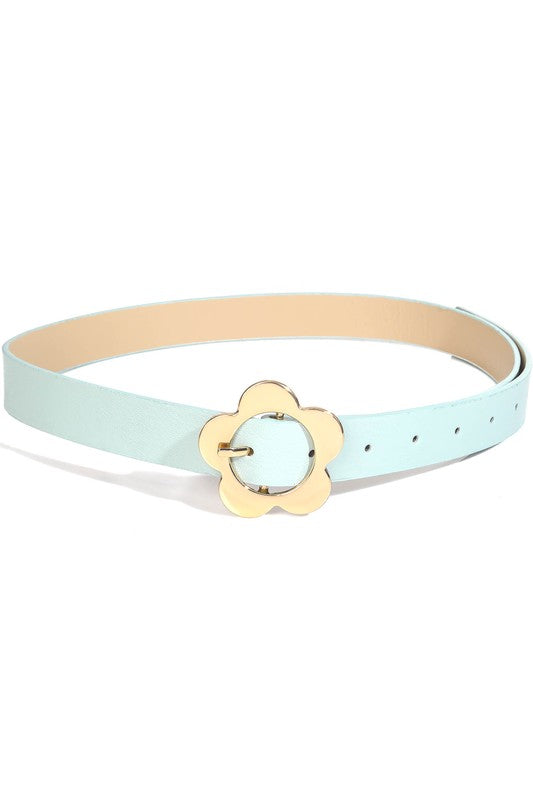 Groovy Flower Buckle Belt