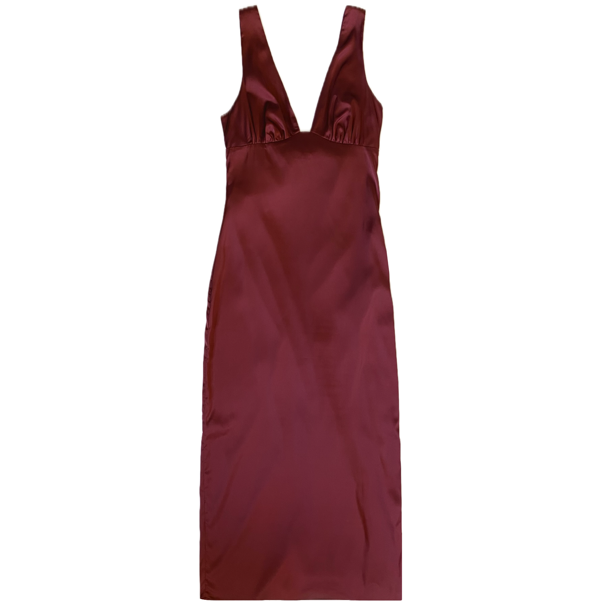 Noel Satin Midi Dress