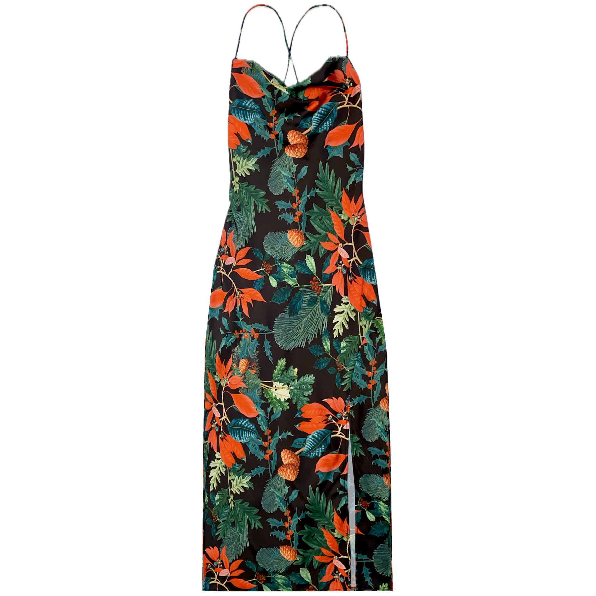 Holly Jolly Cowl Neck Dress