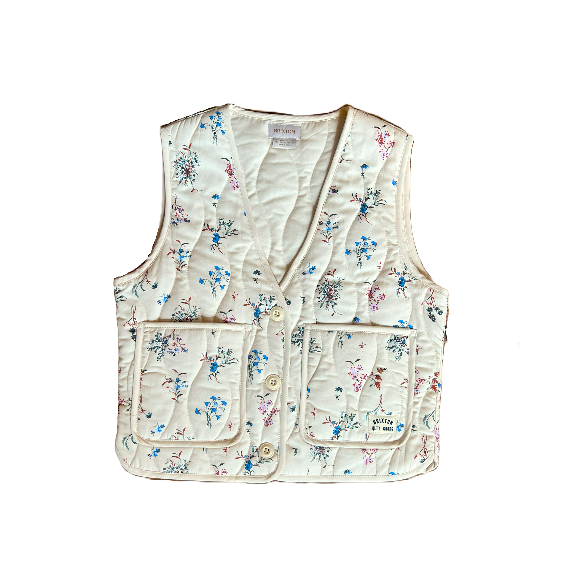 Field Floral Quilted Vest