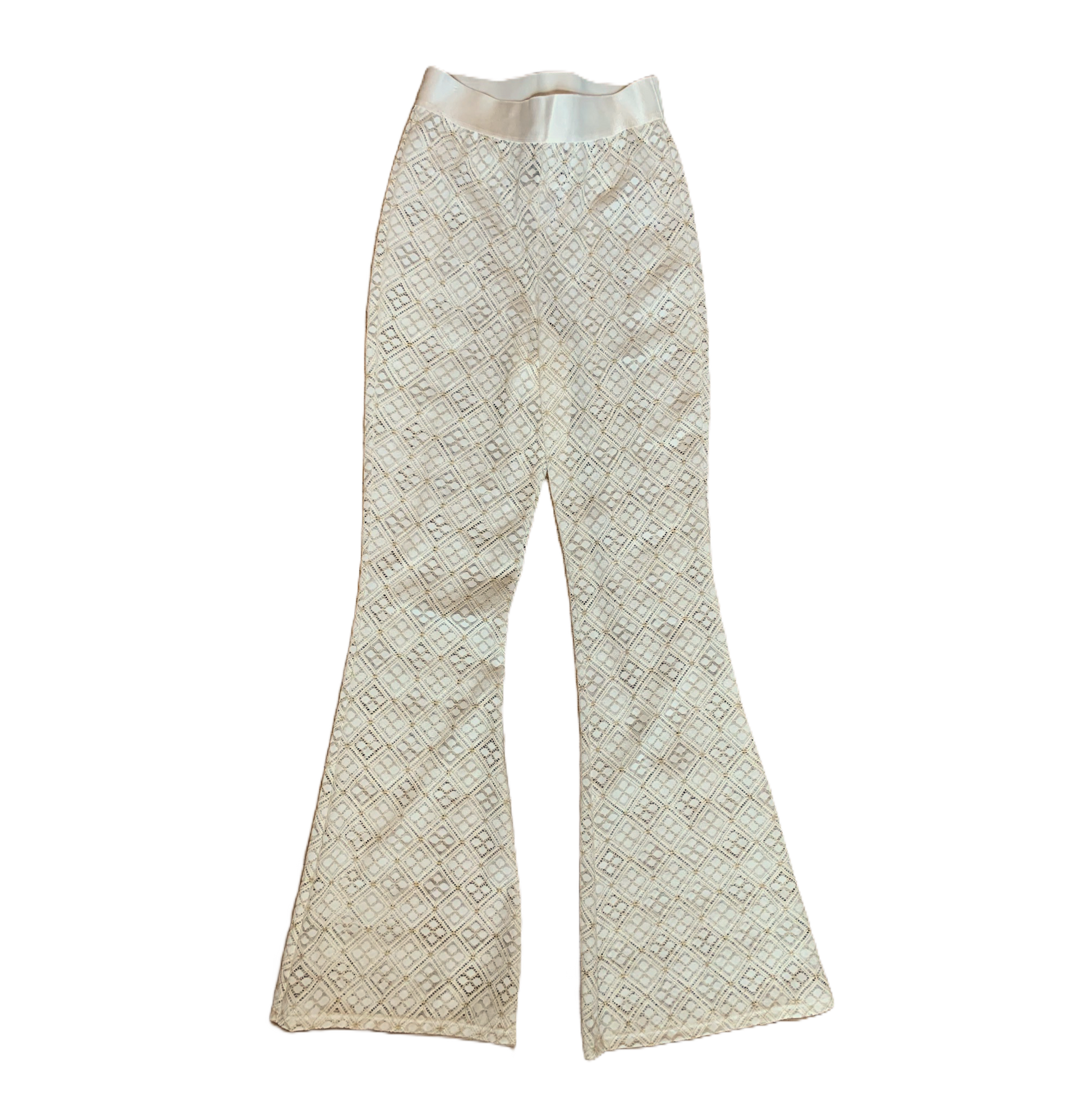 Geo Mesh Flare Pant