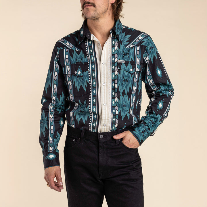 Serape Pearl Snap Shirth