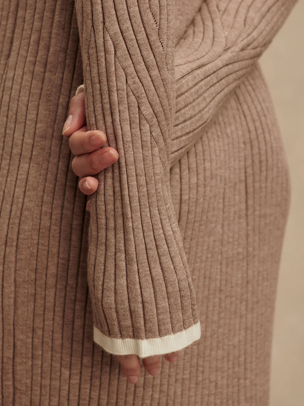 Axel Rib Knit Midi Dress