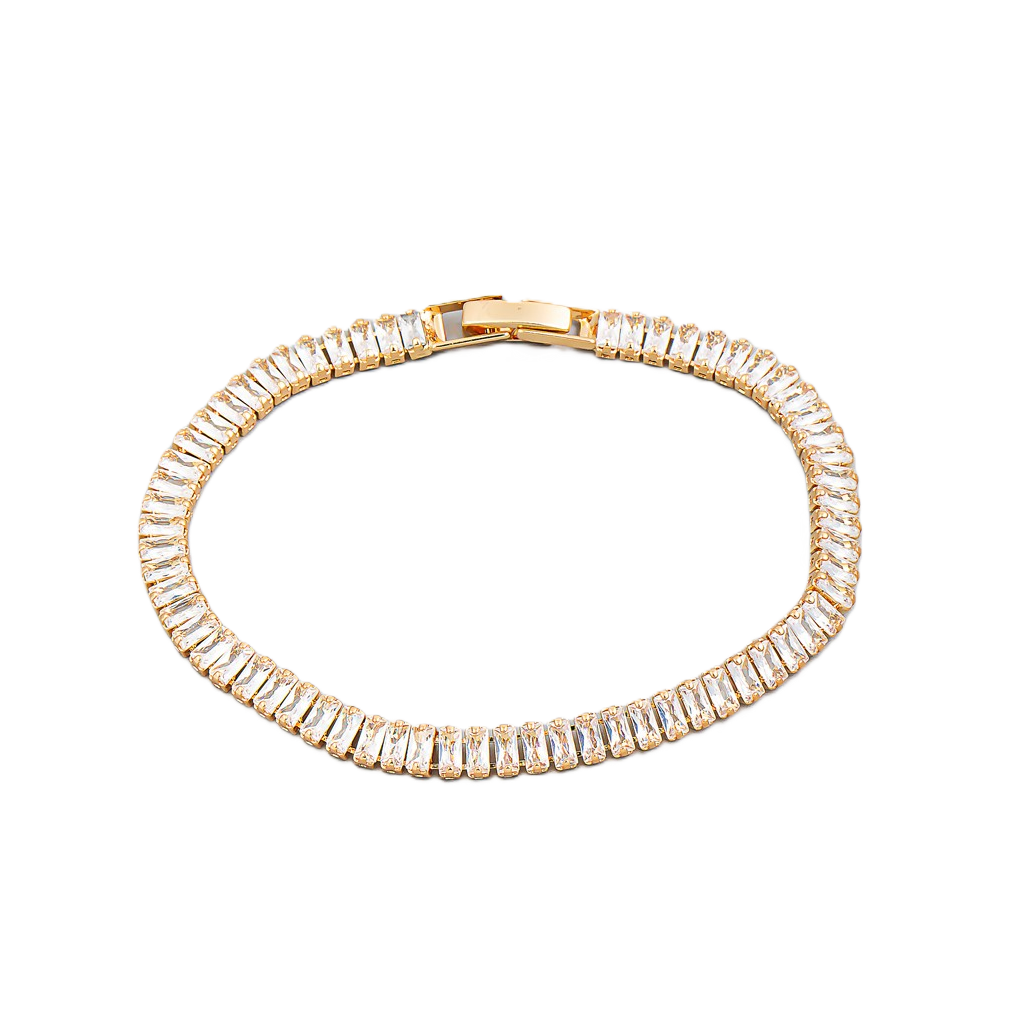 CZ Baguette Tennis Bracelet