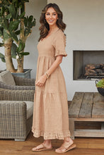Load image into Gallery viewer, Pure Linen Maxi Dress