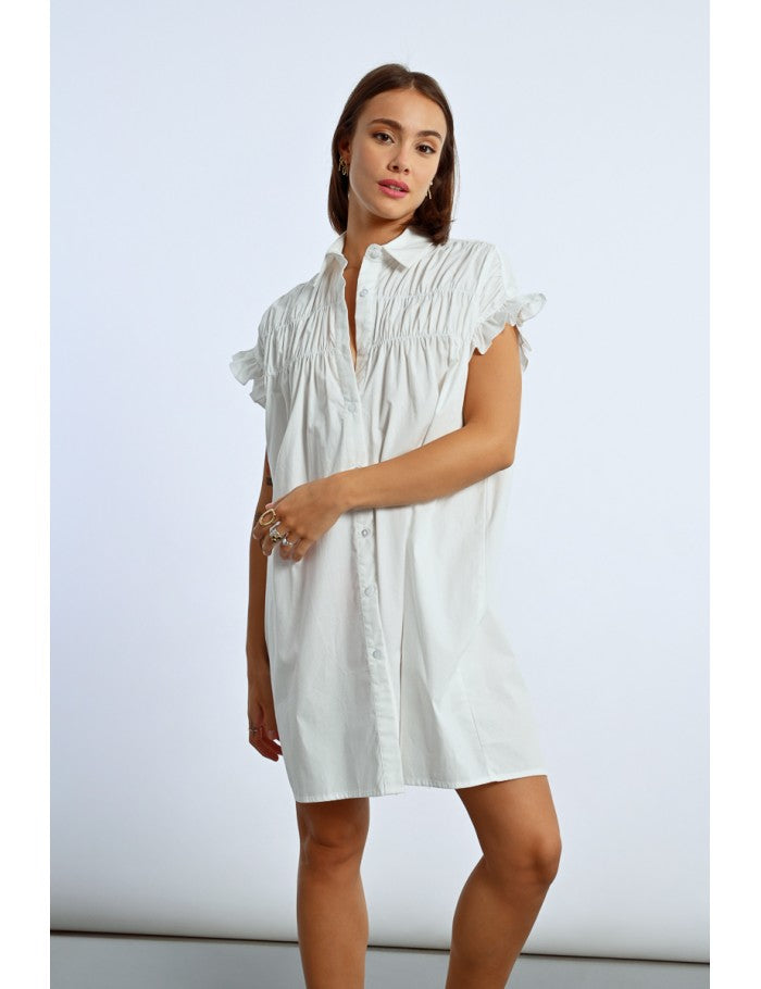 Dallas Frill Shirtdress