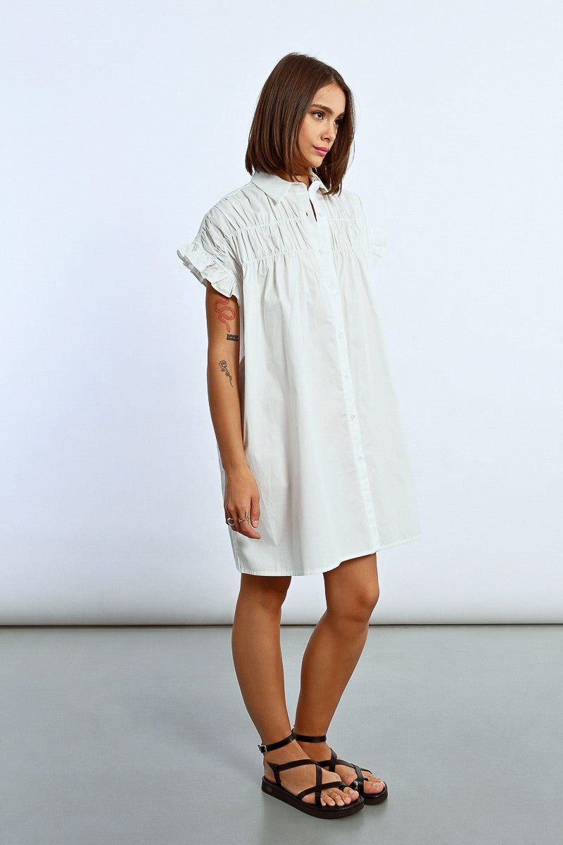 Dallas Frill Shirtdress
