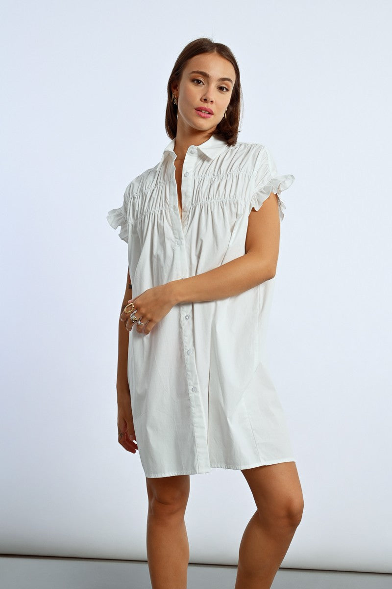 Dallas Frill Shirtdress