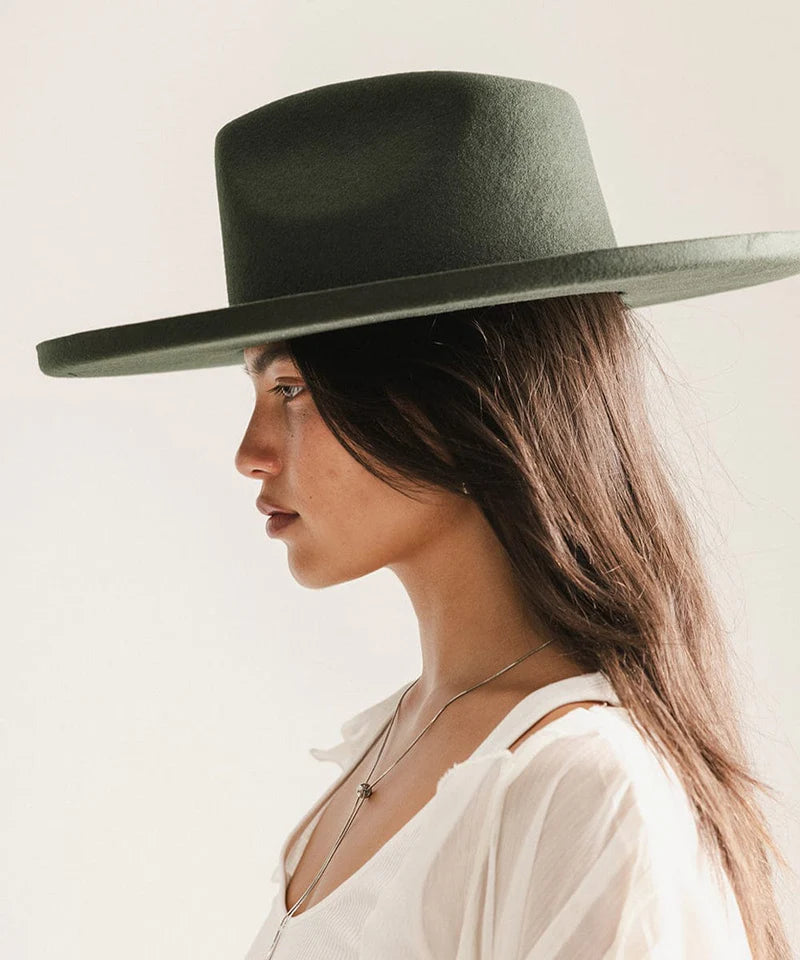 Amelia Pencil Brim Fedora Hat