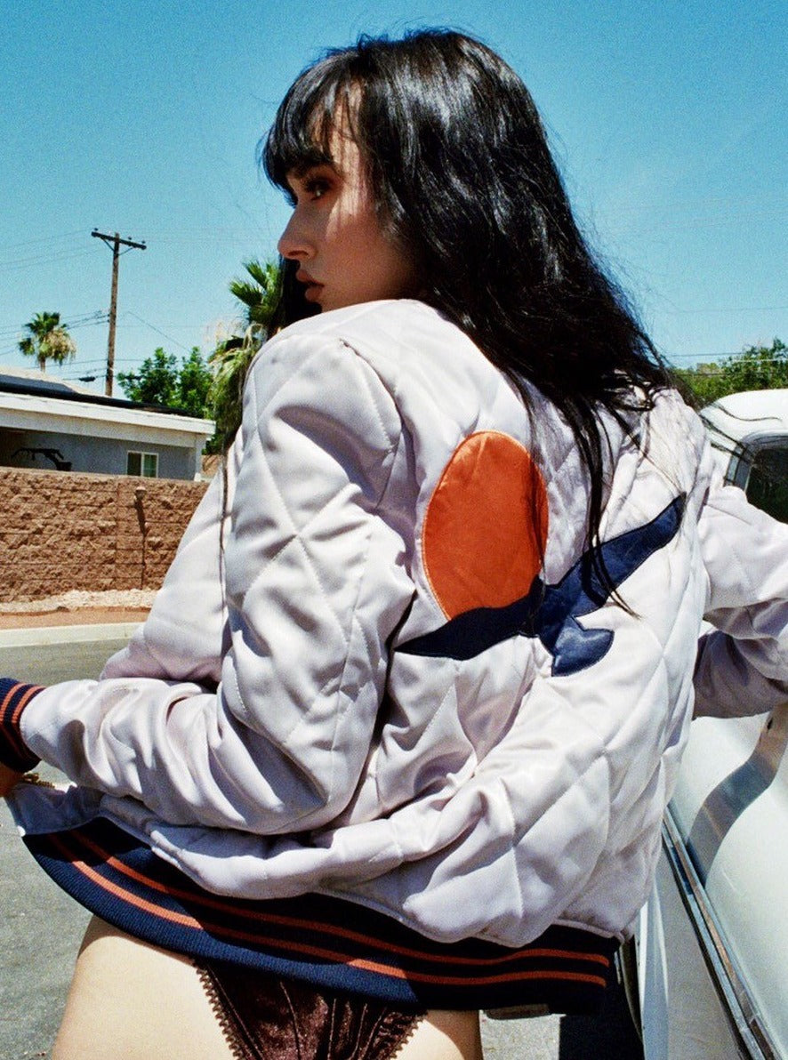 Silver Wings Bomber Jacket