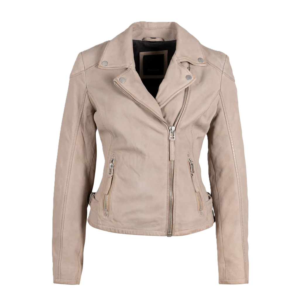 Karyn Nubuck Leather Jacket