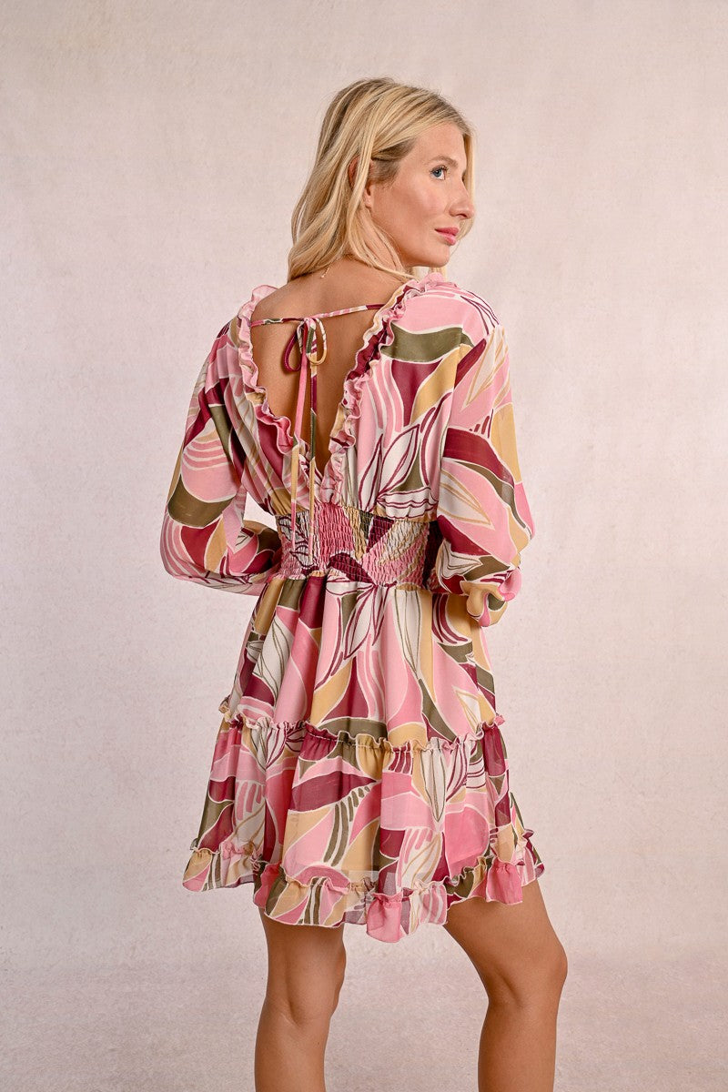 Melanie Ruffle Dress