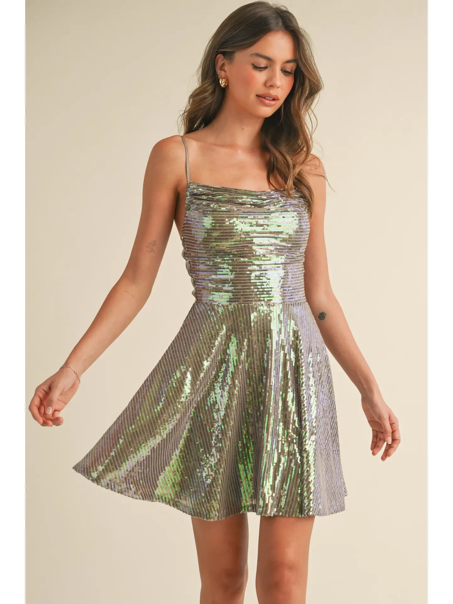 Iridescent Sequin Dress