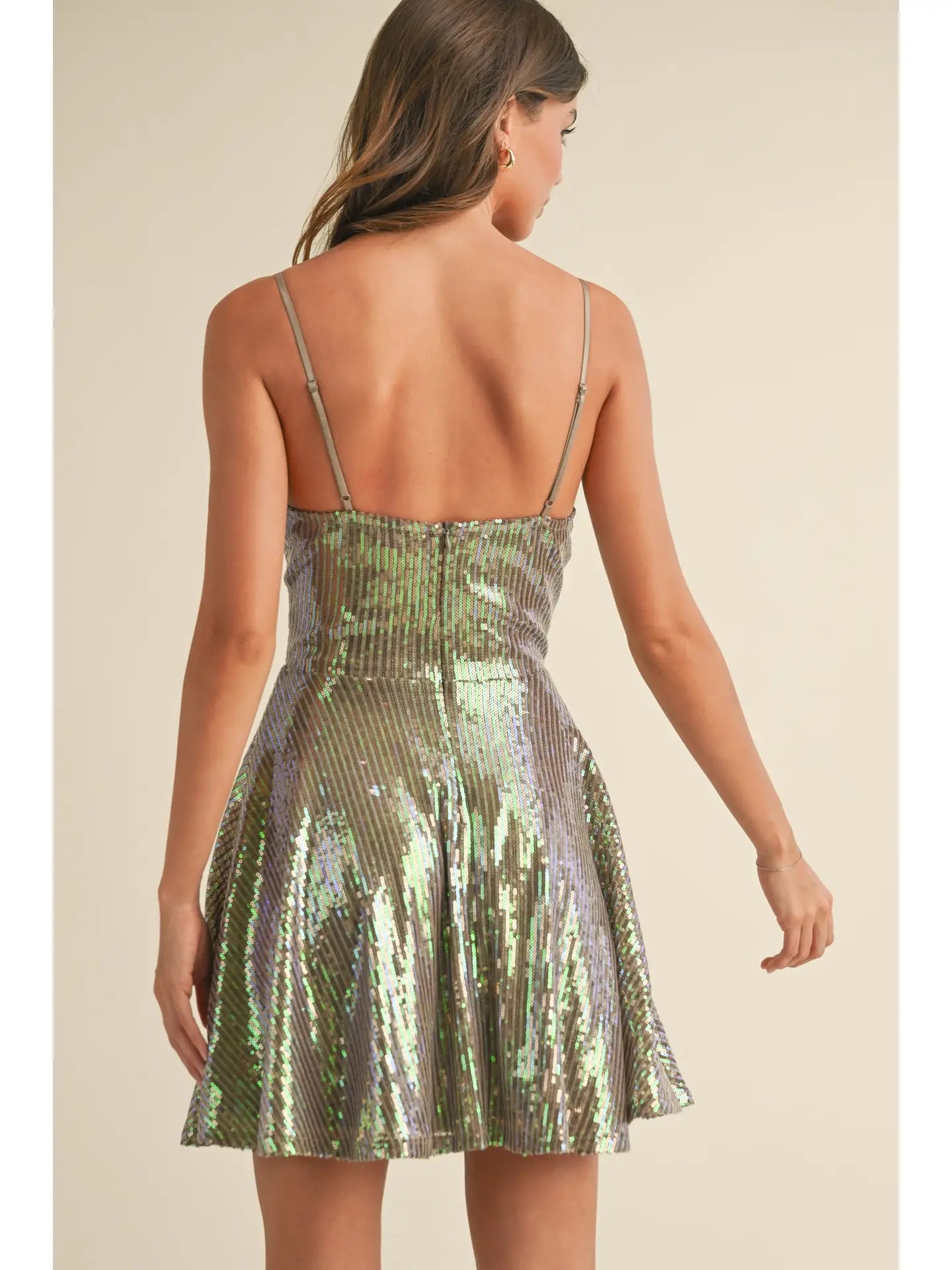 Iridescent Sequin Dress