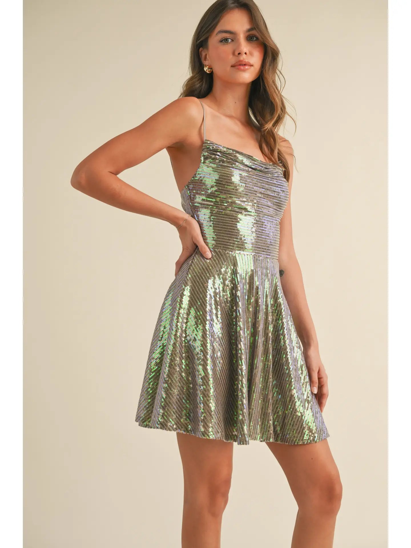 Iridescent Sequin Dress