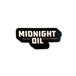 Midnight Oil Design Co. Sticker