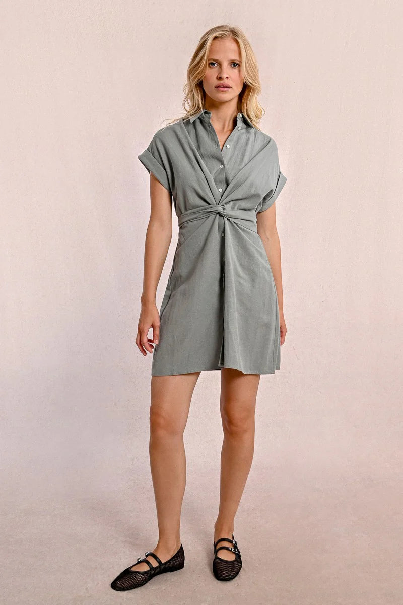 Tori Linen Blend Dress