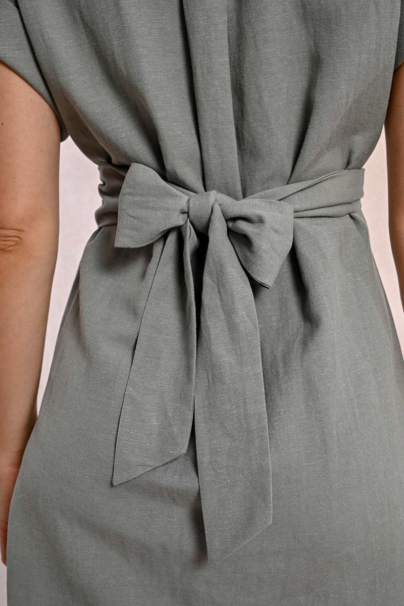 Tori Linen Blend Dress