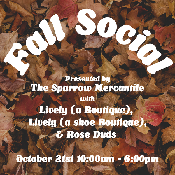 Fall Social on October 21st