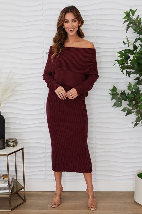 Aria Off Shoulder Sweater