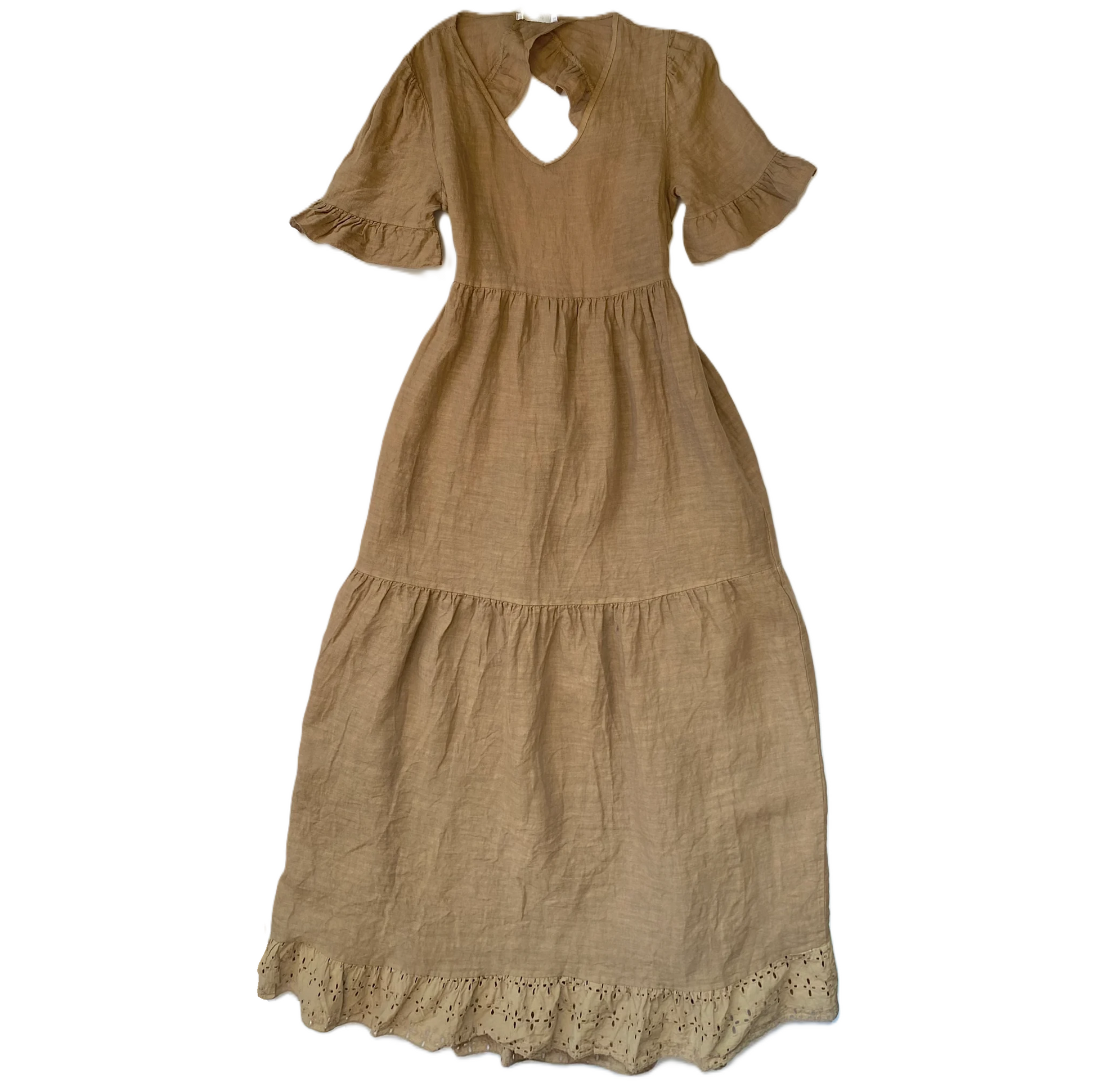 Pure Linen Maxi Dress