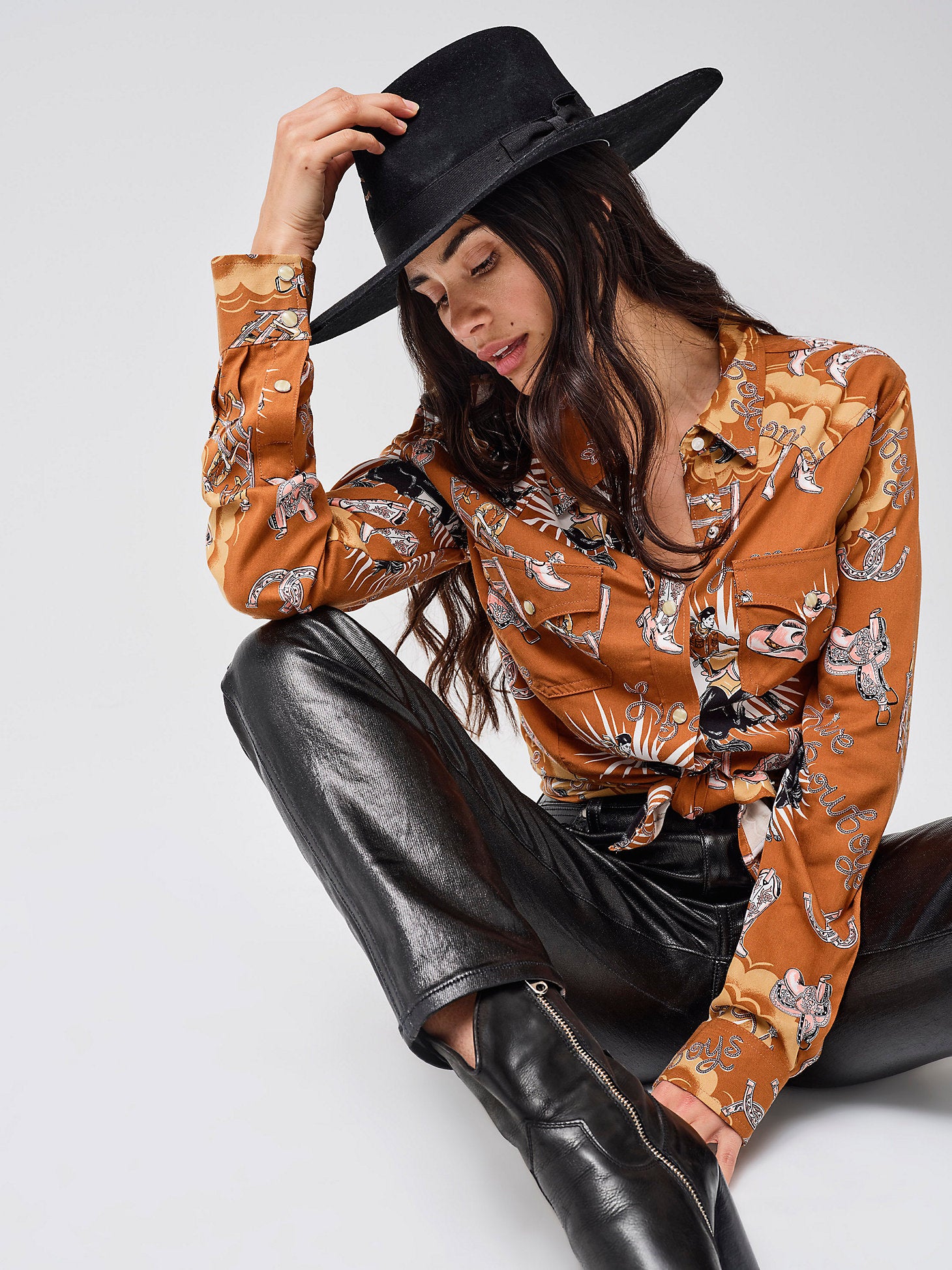 Coated Walker Pant