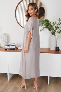 Tasse Silk Midi Dress