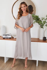 Tasse Silk Midi Dress