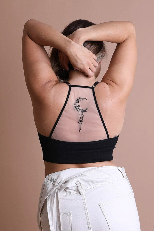 Mesh Back Bralette in XL