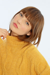 Saffron Cable Knit Sweater