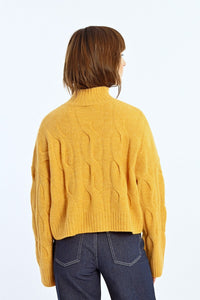 Saffron Cable Knit Sweater