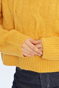 Saffron Cable Knit Sweater