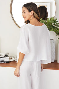 Zevallos Linen Top