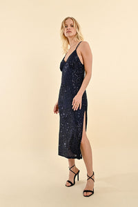 Aster Sequin Slip Dress