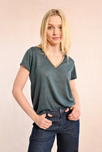 Load image into Gallery viewer, Blythe Beaded Neck Tee