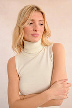 Load image into Gallery viewer, Sleeveless Turtleneck Sweater