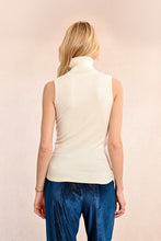 Load image into Gallery viewer, Sleeveless Turtleneck Sweater