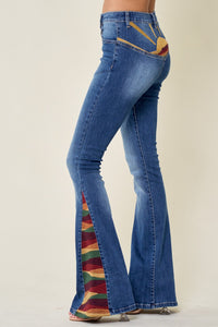Sunny Embroidered Flare Jeans