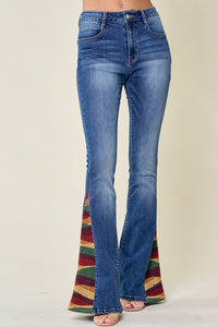 Sunny Embroidered Flare Jeans