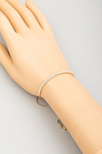 Cubic Zirconia Baguette Bracelet