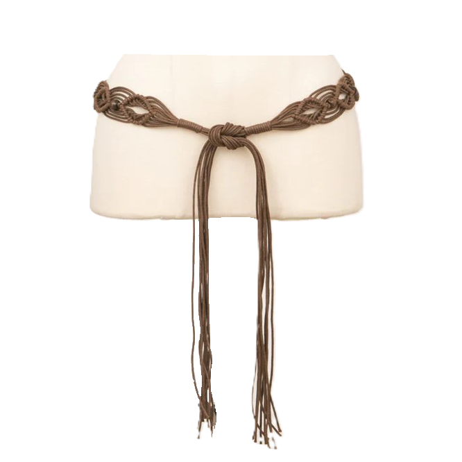 Boho Tie Belt