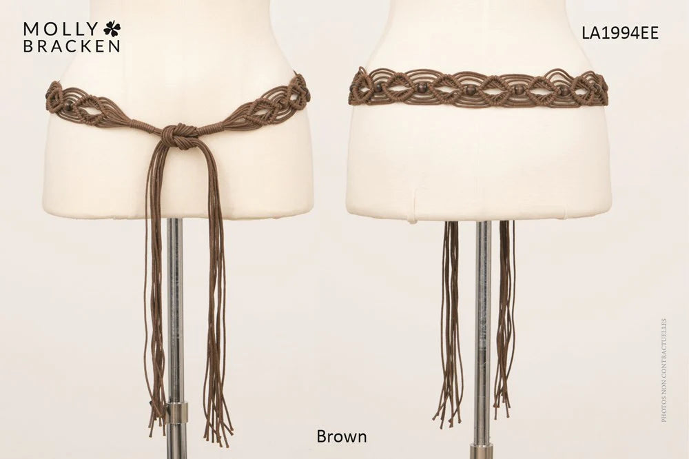 Boho Tie Belt