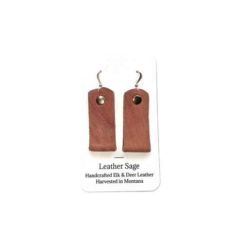 Leather Loop Earrings