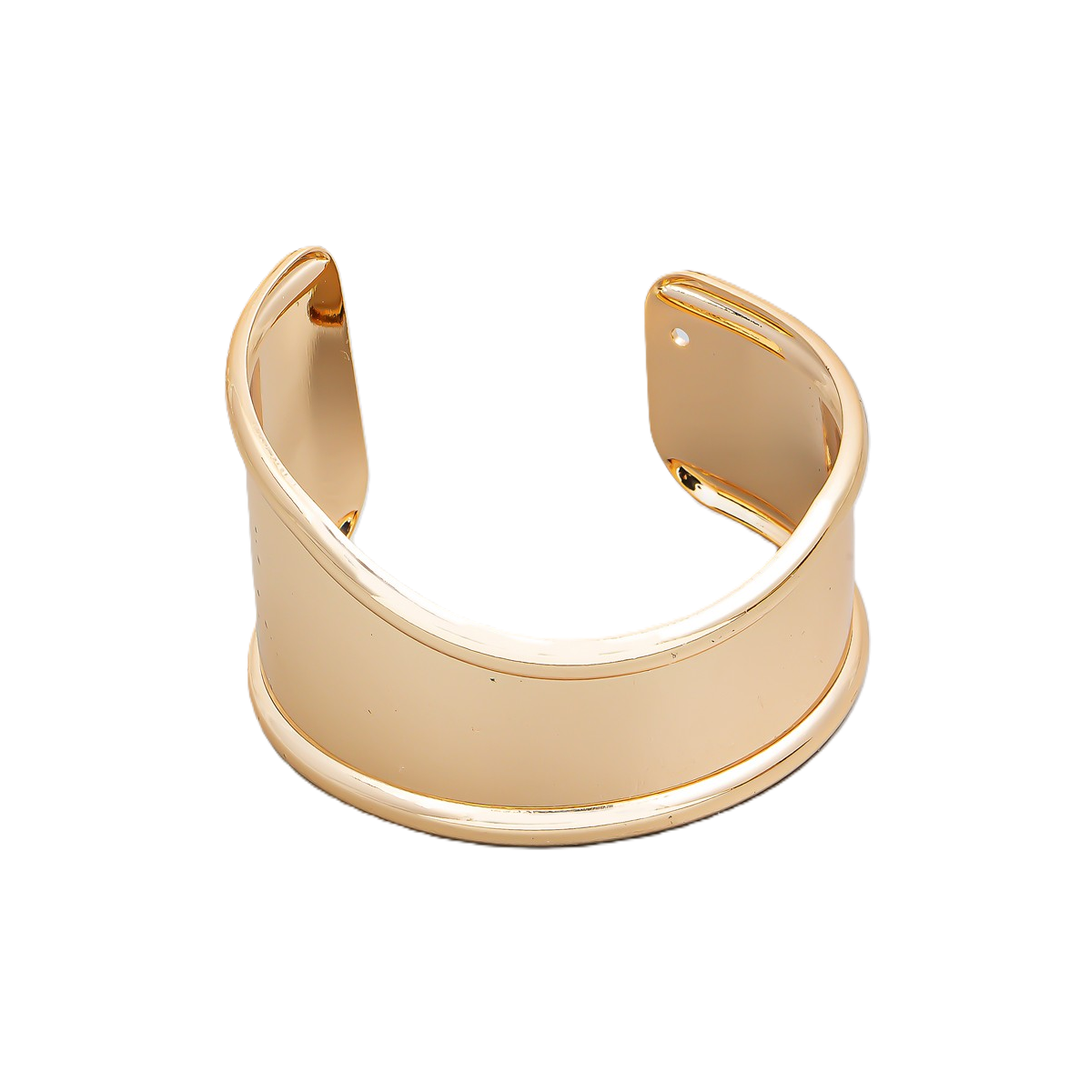 Beveled Wide Cuff Bracelet
