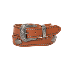 Load image into Gallery viewer, Western Wavy Studded Belt