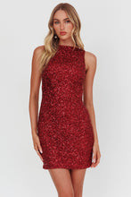 Load image into Gallery viewer, Holly Sequin Mini Dress