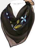 Load image into Gallery viewer, Painted Silk Neck Scarf
