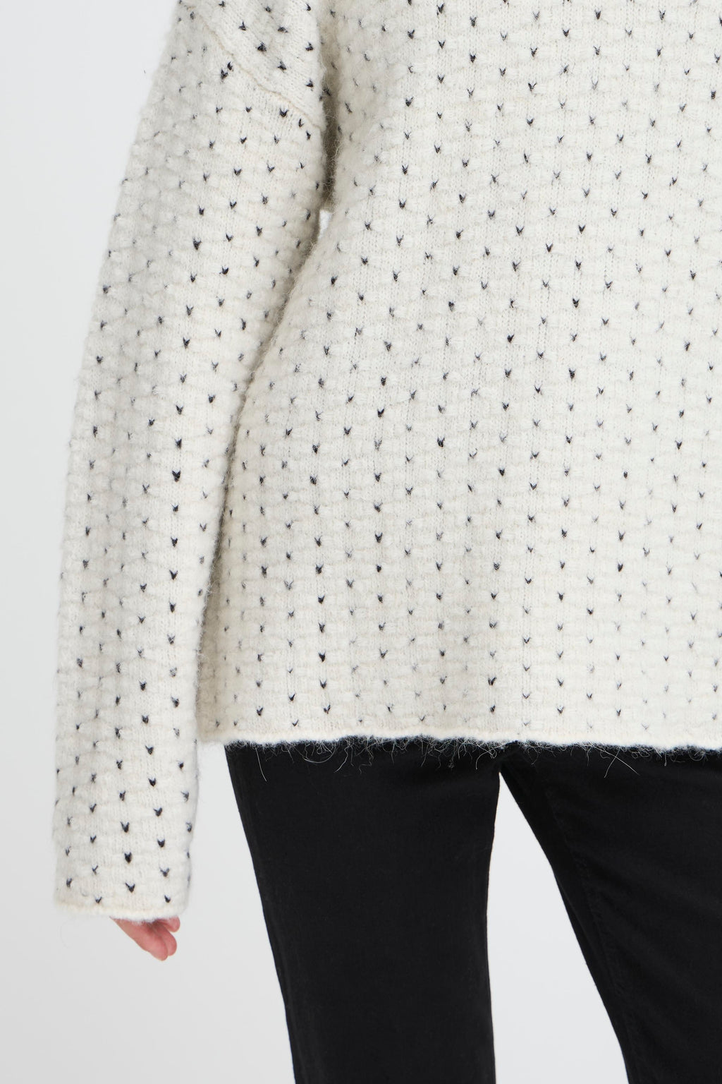 Speckle Alpaca Blend Sweater