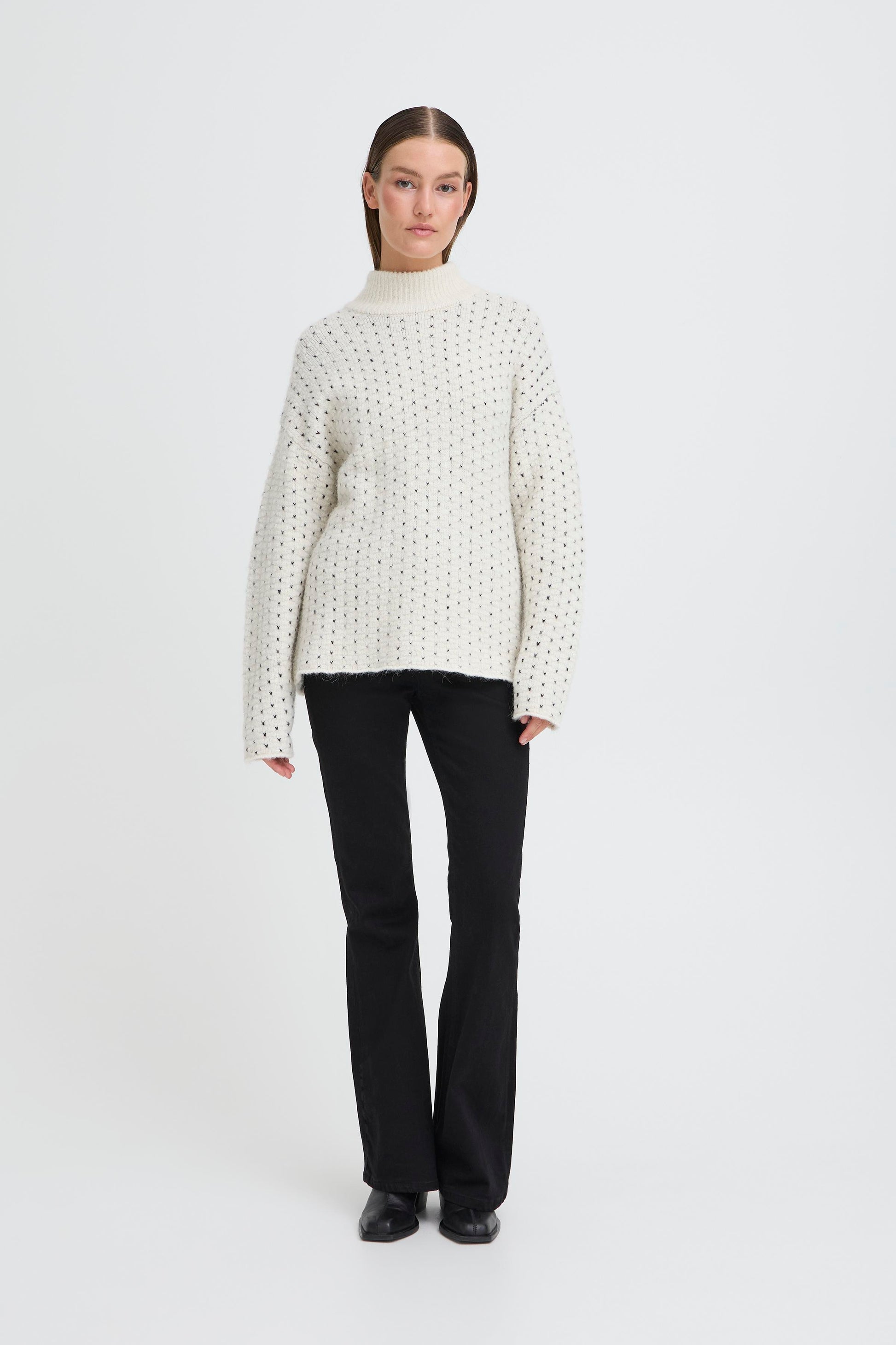 Speckle Alpaca Blend Sweater