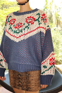 Sienna Intarsia Knit Sweater